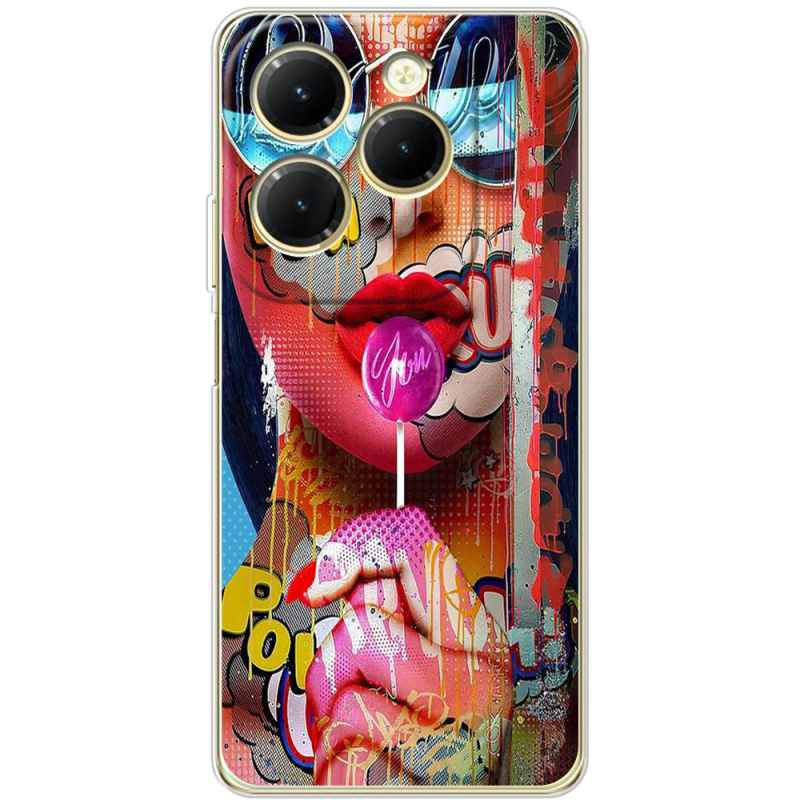 Чехол BoxFace Infinix Hot 40 Colorful Girl