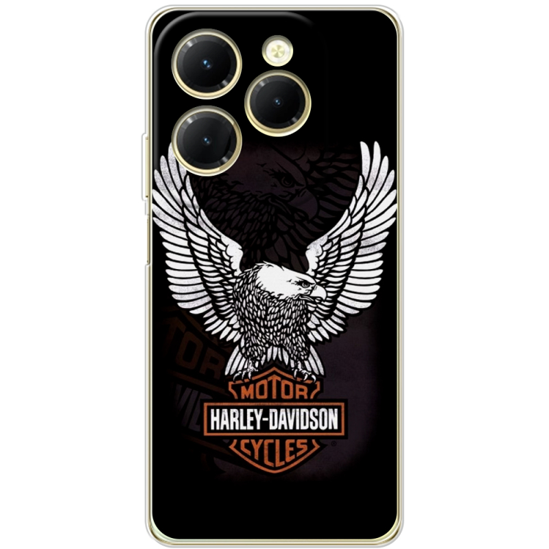 Чехол BoxFace Infinix Hot 40 Harley Davidson and eagle