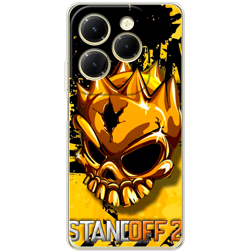 Чехол BoxFace Infinix Hot 40 StandOff 2 gold