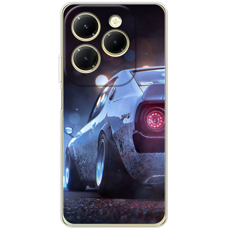 Чехол BoxFace Infinix Hot 40 Silver Car