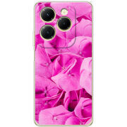 Чехол BoxFace Infinix Hot 40 Pink Flowers