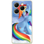 Чехол BoxFace Infinix Hot 40 My Little Pony Rainbow Dash