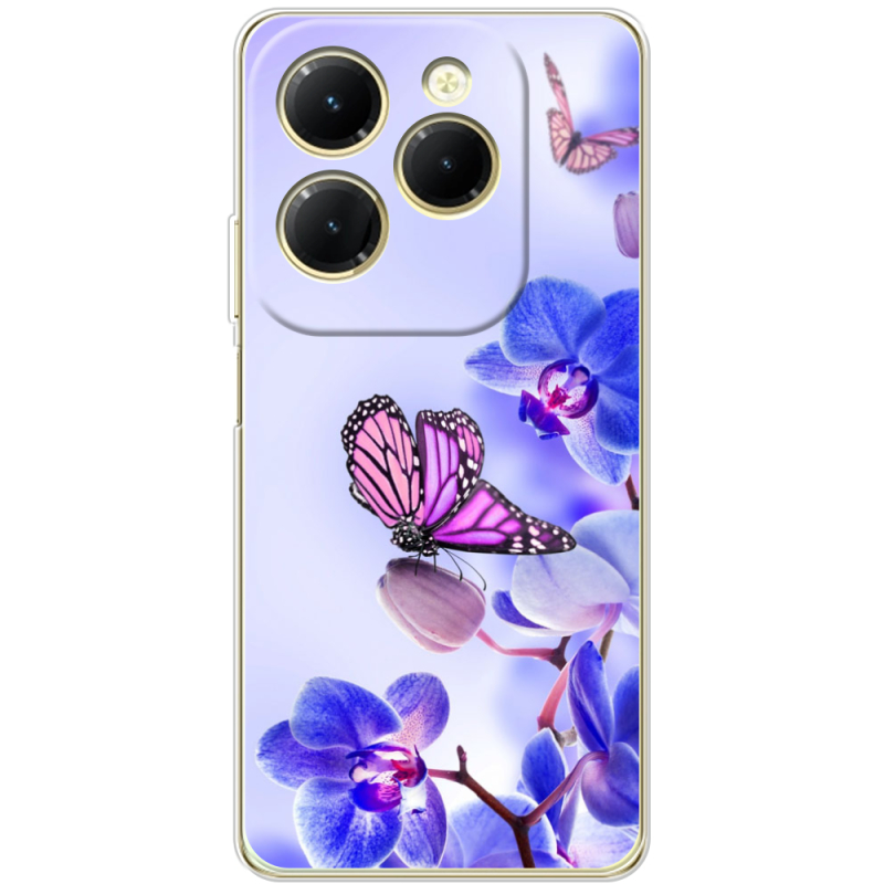 Чехол BoxFace Infinix Hot 40 Orchids and Butterflies