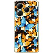 Прозрачный чехол BoxFace Infinix Hot 40 Butterfly Morpho