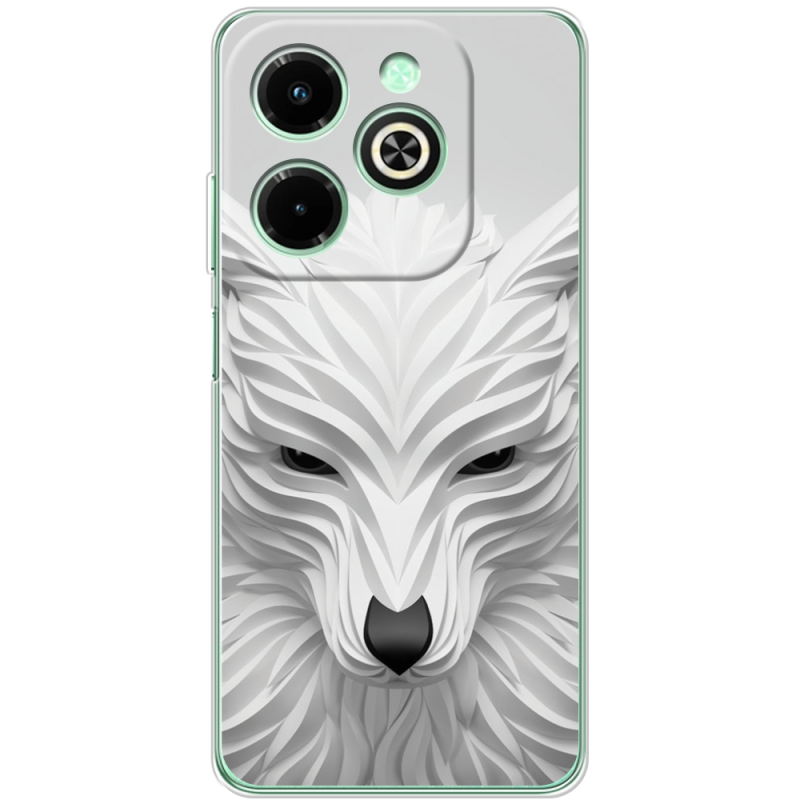 Чехол BoxFace Infinix Hot 40i White Wolf