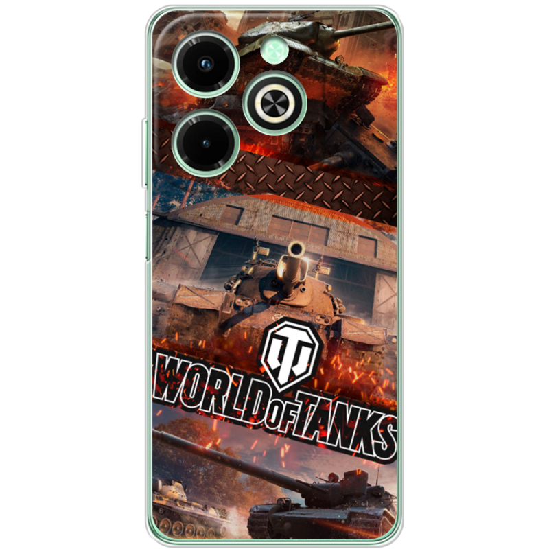 Чехол BoxFace Infinix Hot 40i World Of Tanks