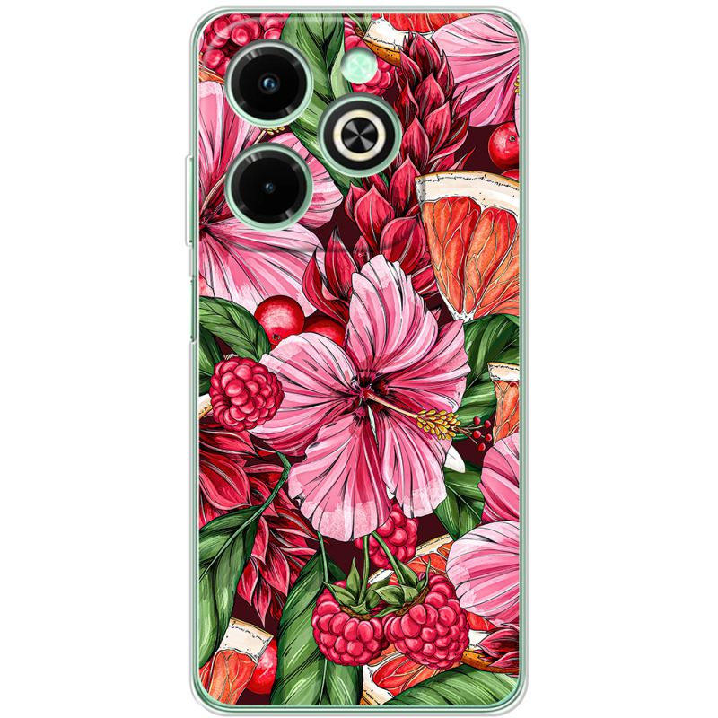 Чехол BoxFace Infinix Hot 40i Tropical Flowers