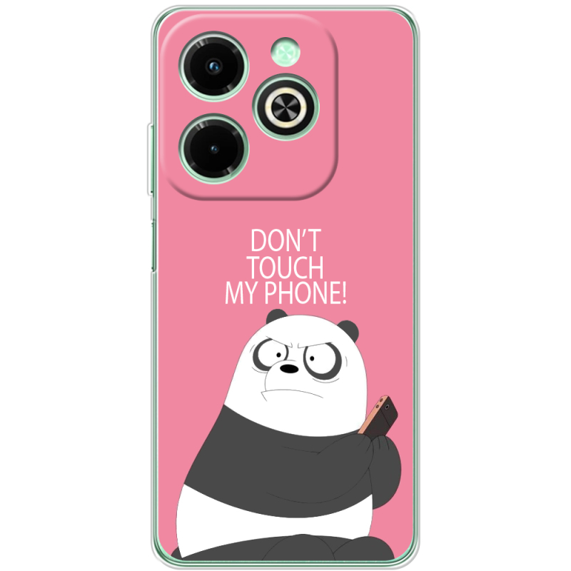 Чехол BoxFace Infinix Hot 40i Dont Touch My Phone Panda