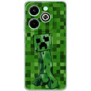 Чехол BoxFace Infinix Hot 40i Minecraft Creeper