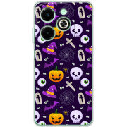 Чехол BoxFace Infinix Hot 40i Halloween Purple Mood