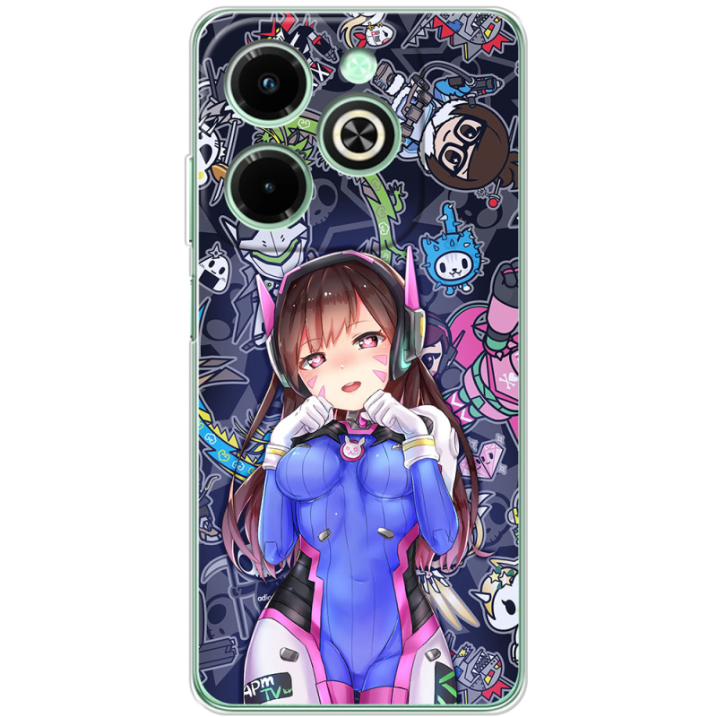 Чехол BoxFace Infinix Hot 40i Overwatch D.VA