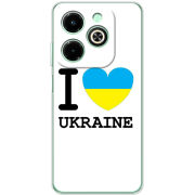 Чехол BoxFace Infinix Hot 40i I love Ukraine