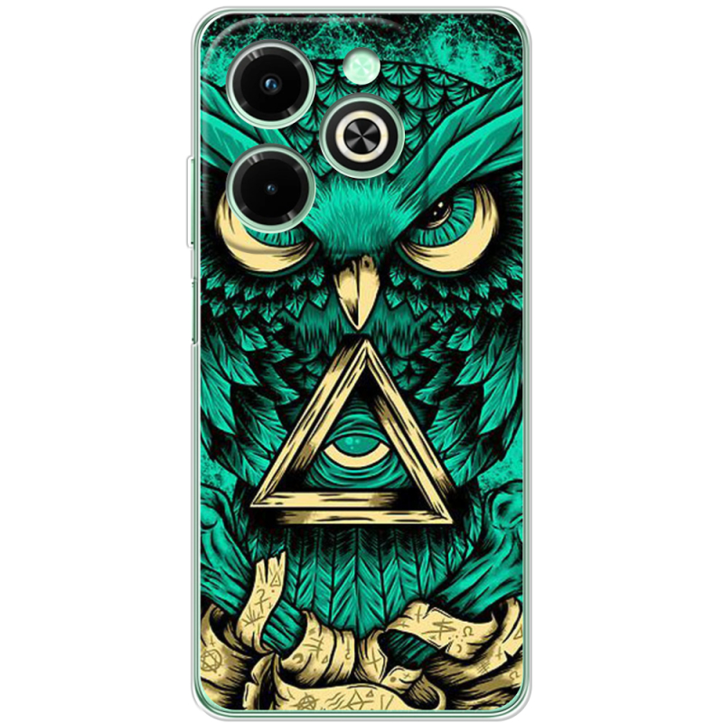 Чехол BoxFace Infinix Hot 40i Masonic Owl