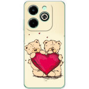 Чехол BoxFace Infinix Hot 40i Teddy Bear Love