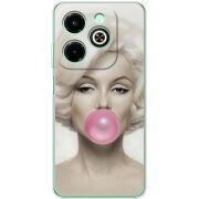 Чехол BoxFace Infinix Hot 40i Marilyn Monroe Bubble Gum