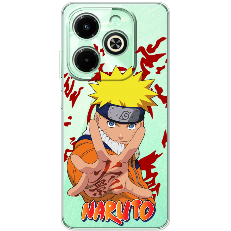 Прозрачный чехол BoxFace Infinix Hot 40i Naruto