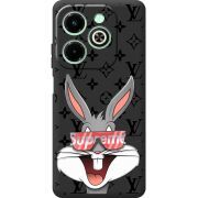 Черный чехол BoxFace Infinix Hot 40i looney bunny