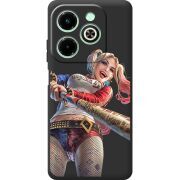 Черный чехол BoxFace Infinix Hot 40i Happy Harley Quinn