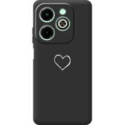 Черный чехол BoxFace Infinix Hot 40i My Heart