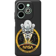 Черный чехол BoxFace Infinix Hot 40i NASA Spaceship