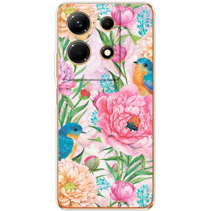 Чехол BoxFace Infinix Note 30 4G Birds in Flowers