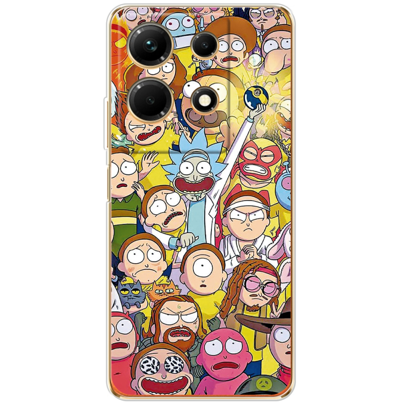 Чехол BoxFace Infinix Note 30 4G Rick and Morty