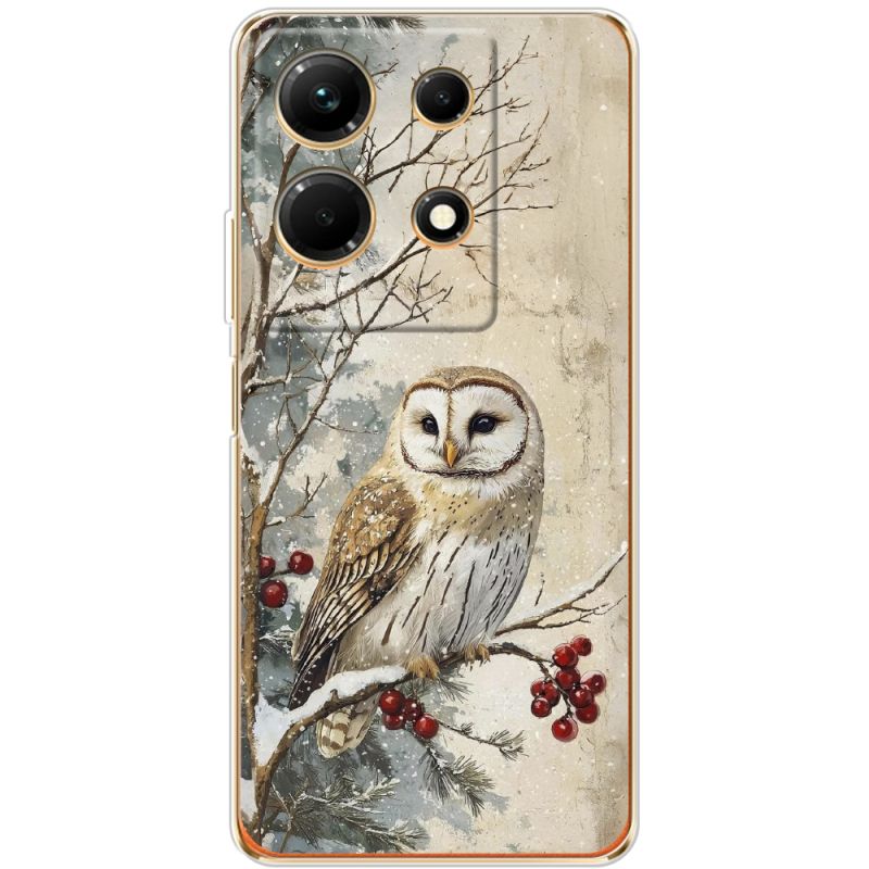 Чехол BoxFace Infinix Note 30 4G Christmas Owl