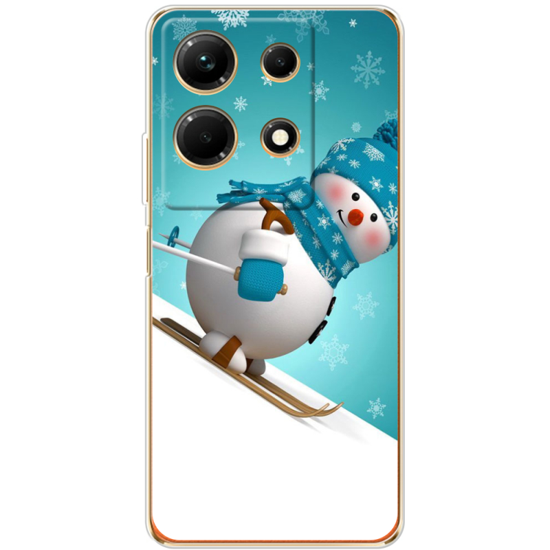 Чехол BoxFace Infinix Note 30 4G Skier Snowman