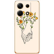 Чехол BoxFace Infinix Note 30 4G Flower Hands