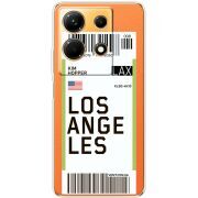 Прозрачный чехол BoxFace Infinix Note 30 4G Ticket Los Angeles