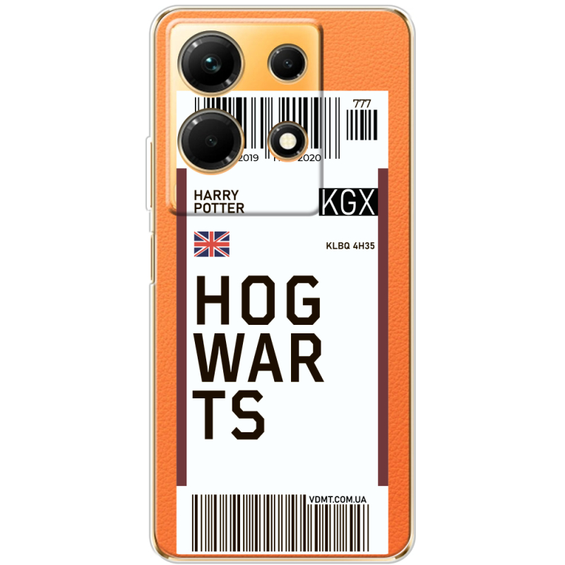 Прозрачный чехол BoxFace Infinix Note 30 4G Ticket Hogwarts