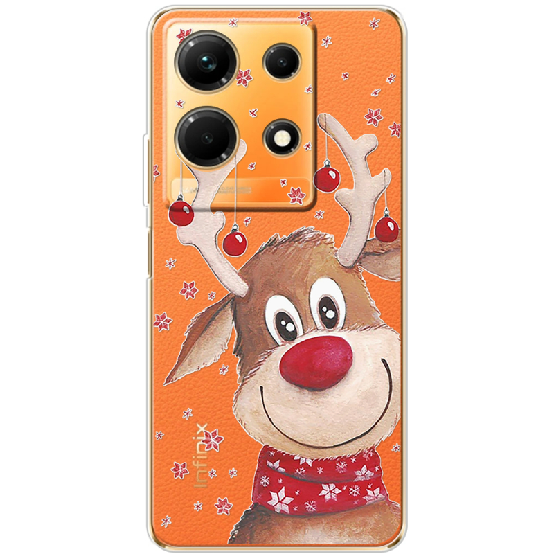 Прозрачный чехол BoxFace Infinix Note 30 4G Winter Deer