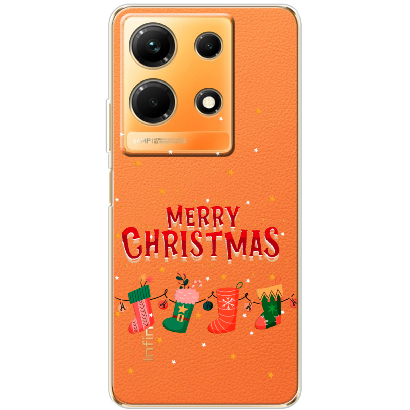 Прозрачный чехол BoxFace Infinix Note 30 4G Merry Christmas