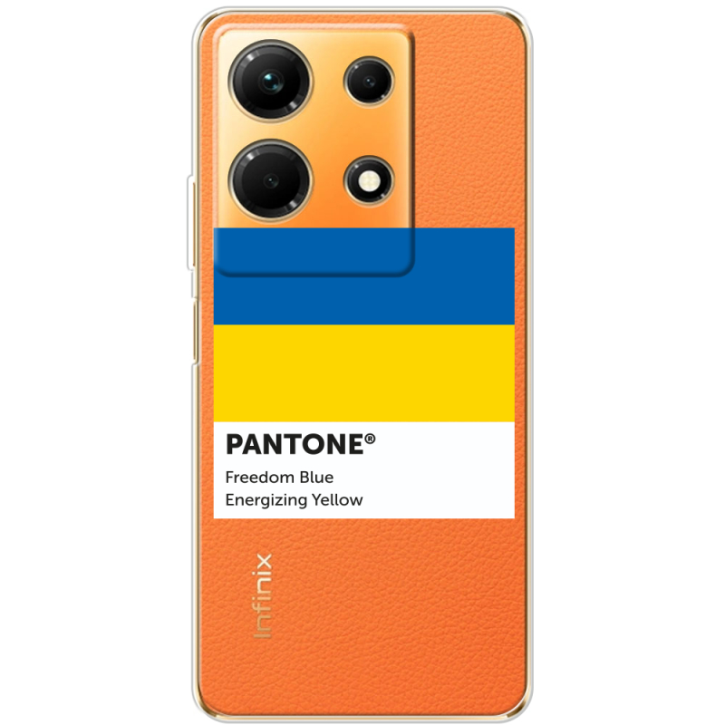 Прозрачный чехол BoxFace Infinix Note 30 4G Pantone вільний синій