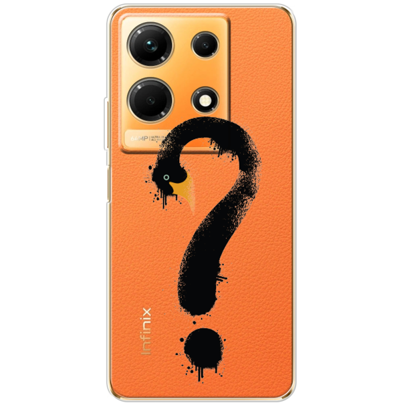 Прозрачный чехол BoxFace Infinix Note 30 4G Swan question