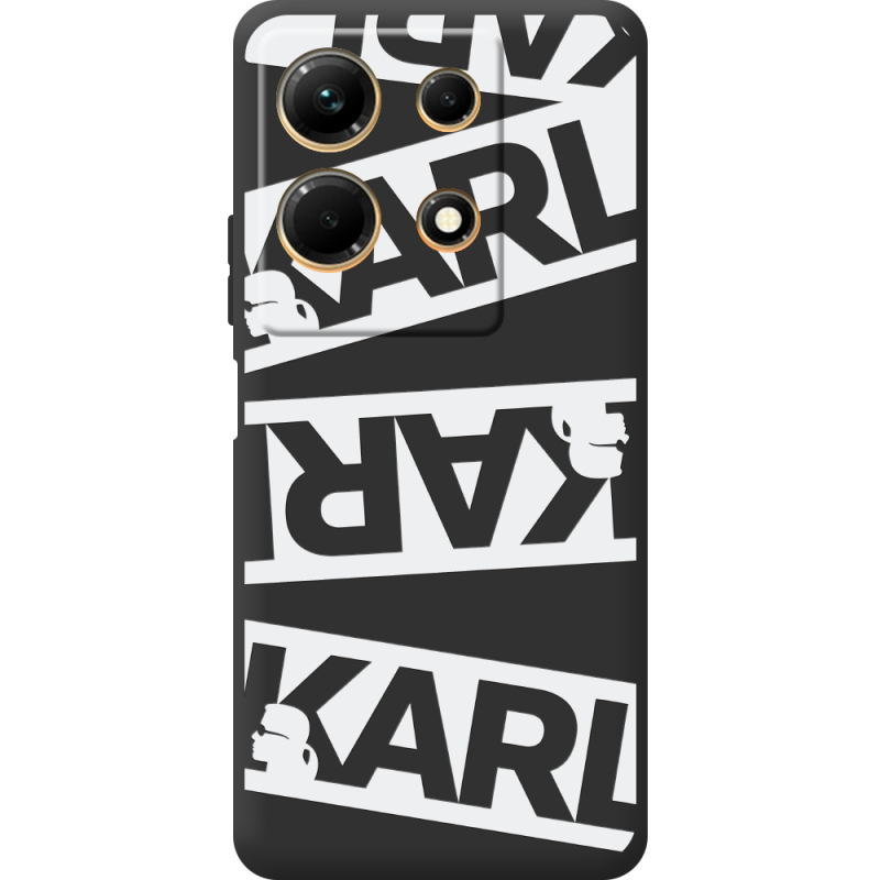 Черный чехол BoxFace Infinix Note 30 4G White Karl
