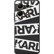 Черный чехол BoxFace Infinix Note 30 4G White Karl