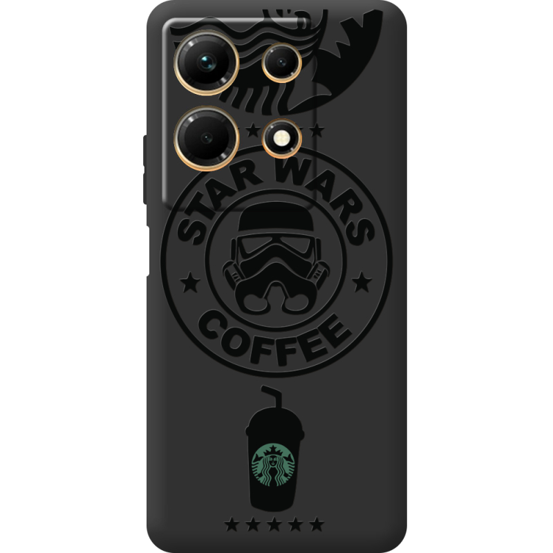 Черный чехол BoxFace Infinix Note 30 4G Dark Coffee