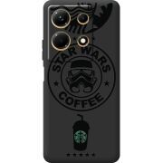 Черный чехол BoxFace Infinix Note 30 4G Dark Coffee