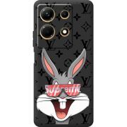 Черный чехол BoxFace Infinix Note 30 4G looney bunny