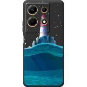 Черный чехол BoxFace Infinix Note 30 4G Lighthouse