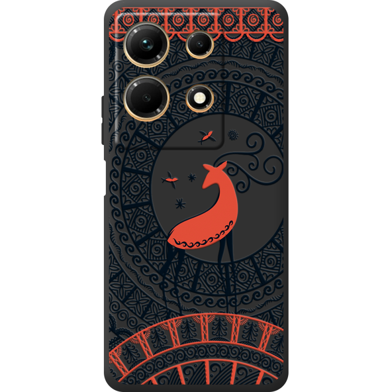 Черный чехол BoxFace Infinix Note 30 4G Ornament