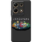 Черный чехол BoxFace Infinix Note 30 4G Among Us Impostors