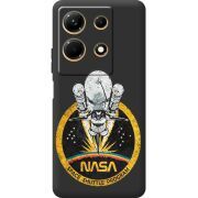 Черный чехол BoxFace Infinix Note 30 4G NASA Spaceship