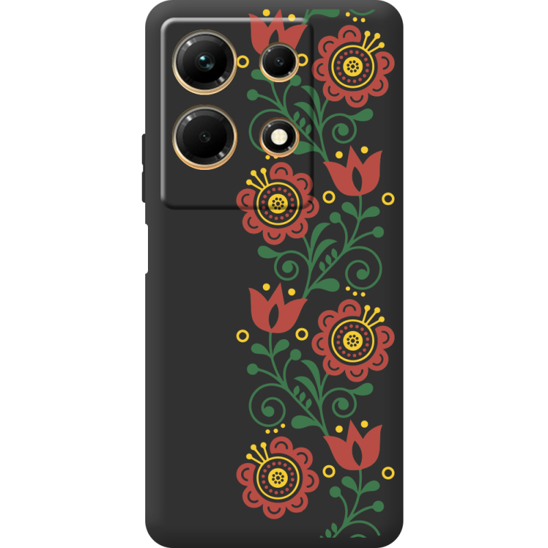 Черный чехол BoxFace Infinix Note 30 4G Ethno