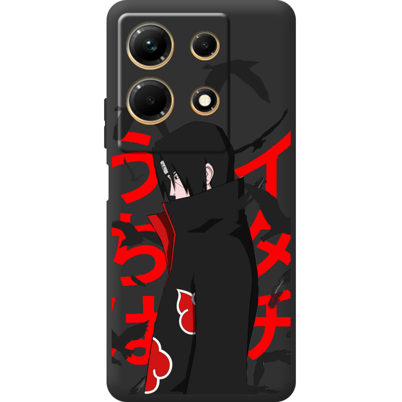 Черный чехол BoxFace Infinix Note 30 4G Учиха Итачи