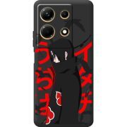 Черный чехол BoxFace Infinix Note 30 4G Учиха Итачи