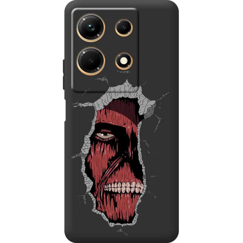 Черный чехол BoxFace Infinix Note 30 4G Нападение на Титана