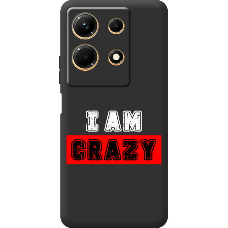 Черный чехол BoxFace Infinix Note 30 4G I'm Crazy