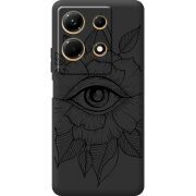 Черный чехол BoxFace Infinix Note 30 4G Eye